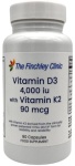 Vitamin D3 4,000 iu with Vitamin K2 - 90 capsules