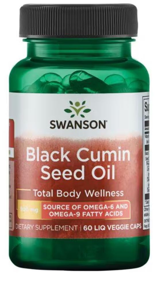 Black Cumin Seed Oil, 500mg - 60 liquid vcaps