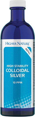 Colloidal Silver 200ml (10ppm)