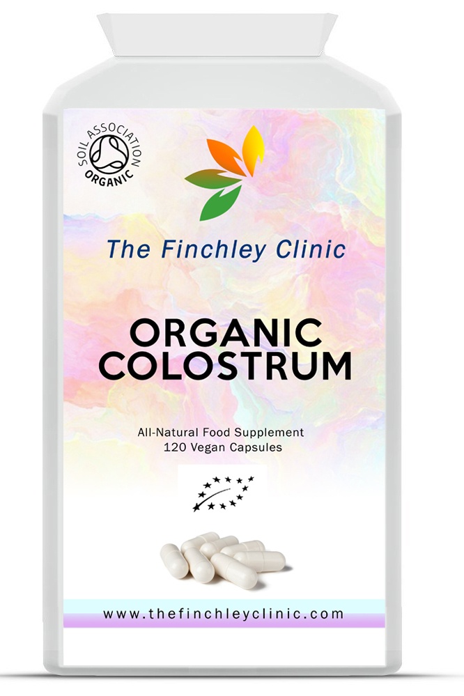 Colostrum 500mg per cap - Organic & Freeze Dried - 120 capsules