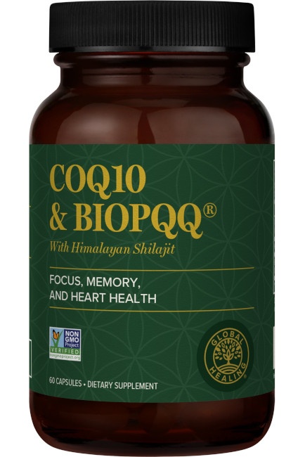 CoQ10 & BioPQQ® with Shilajit (150mg Q10 per capsule)