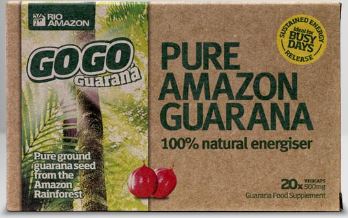 GoGo Guarana 20 Caps (trial size) 500mg