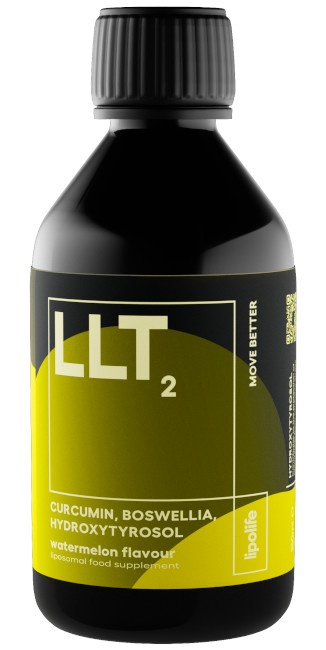 Liposomal LLT2 Boswellia and Curcumin (Joint & Gut inflammation / Pain Management) -  240ml