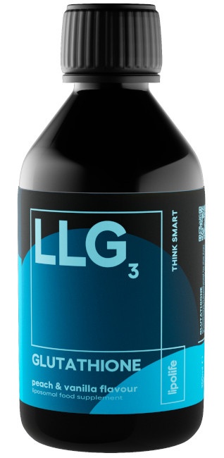 Liposomal Glutathione Vanilla & Peach Flavour 240ml - (LLG3) - 180mg/5ml