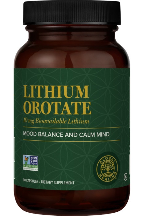 Lithium Orotate 10mg 60 Veggie Capsules