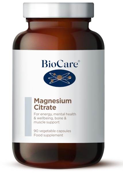 Magnesium Citrate (Biocare) - 100mg - 90 capsules