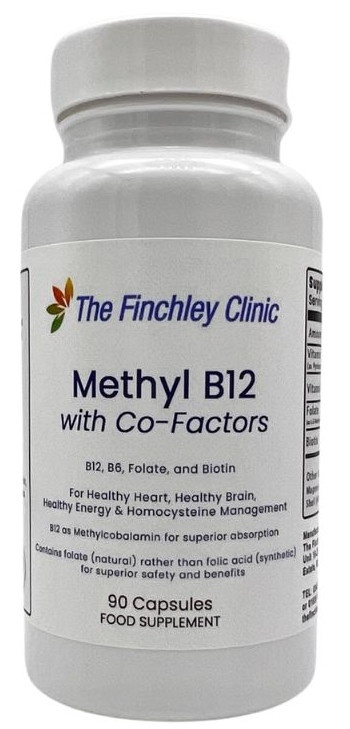 Methyl B12 (B12, B6 and folate) 90 capsules - Improved Formulation