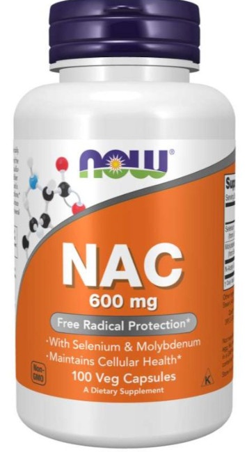 N-Acetyl Cysteine (NAC) 600mcg with Selenium & Molybdenum - 100 capsules