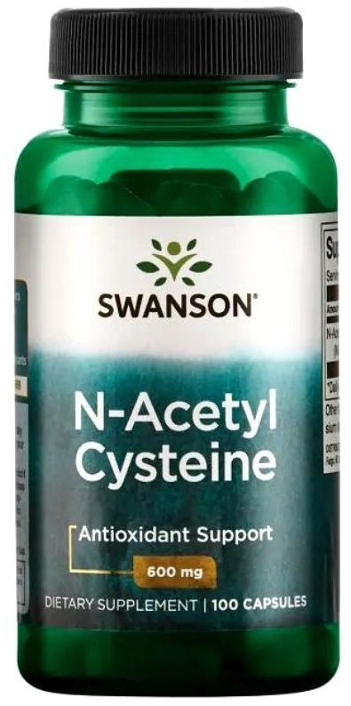 N-Acetyl Cysteine (NAC) 600mg per cap - 100 capsules