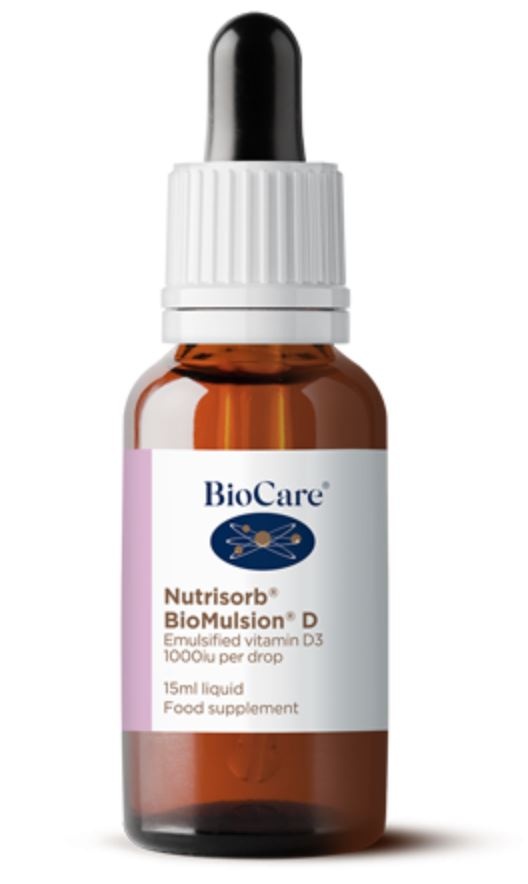 Nutrisorb BioMulsion D 1000ius Vitamin D per drop