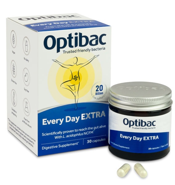 OptiBac Probiotics Every Day Extra 30 capsules (20 billion)