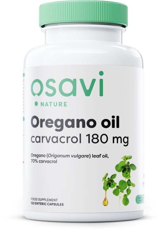 Oregano Oil 180mg - 120 enteric caps