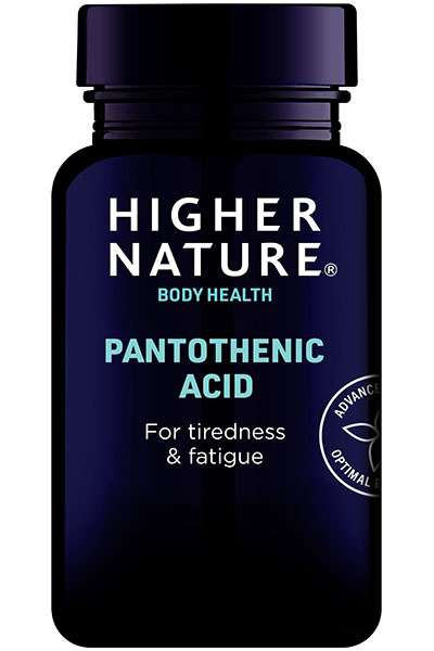 Pantothenic Acid 500mg 60 Capsules