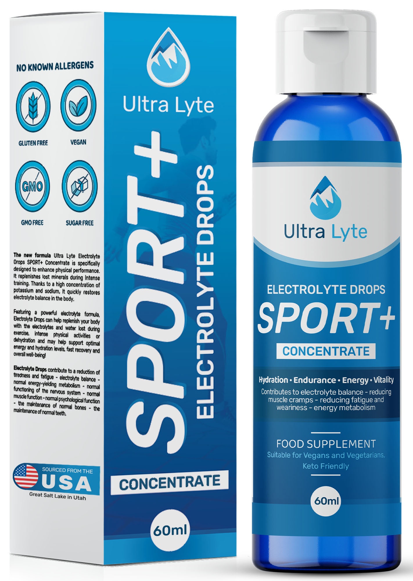 Ultra Lyte Electrolyte Drops Sport + 60ml