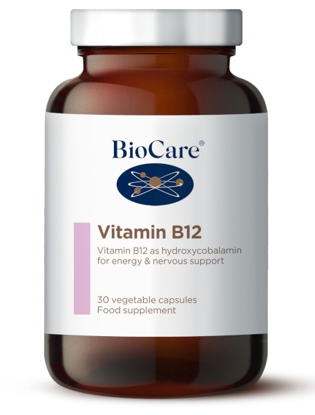 Vitamin B12 - 500mcg - 30 Capsules
