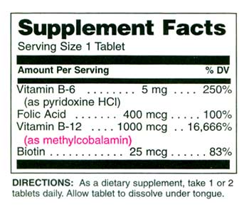 B12 Ingredients